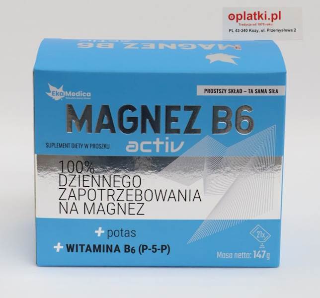 Magnez B6 ACTIV proszek 21x10g