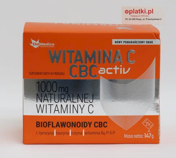 Witamina C CBC ACTIV proszek 21x7g