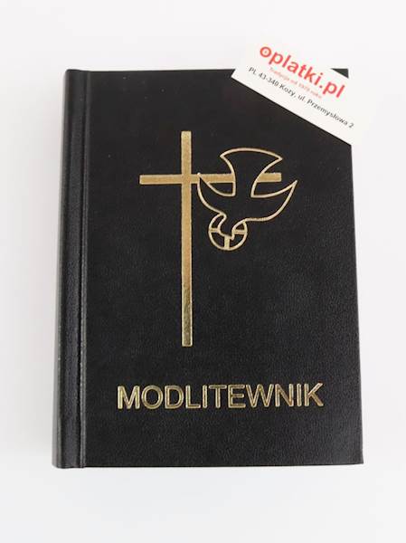 Modlitewnik duży bordowy, czarny WS