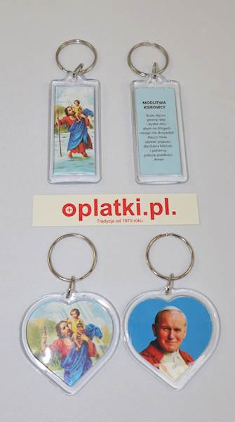 Brelok z wizerunkami świętych KC 300A / 297A