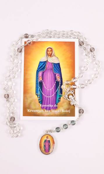 Koronka do krwawych łez Matki Bożej JS R1374