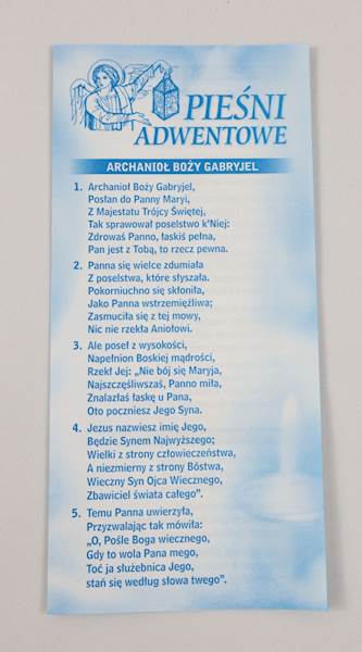 Pieśni adwentowe 07/17273/1 1szt.
