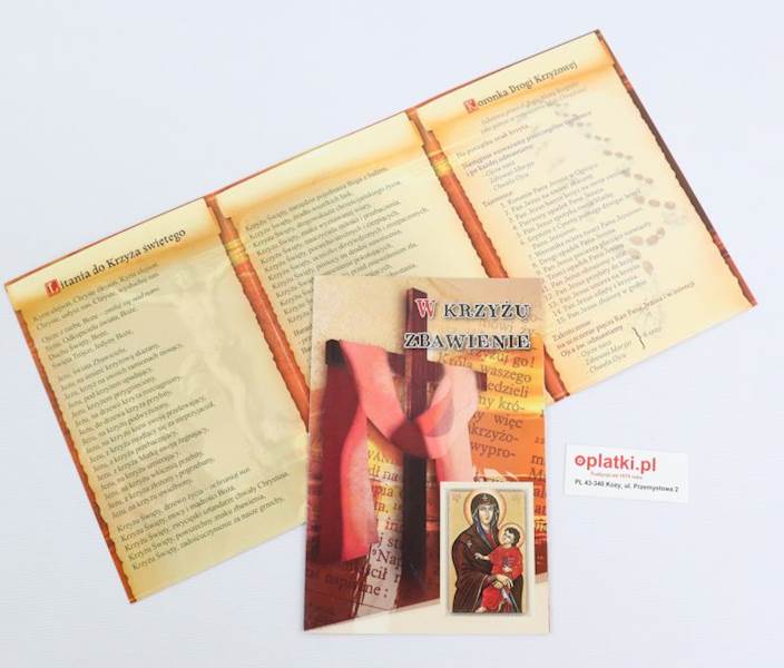 Folderek modlitwy m.katech. W krzyżu zbawienie ALL