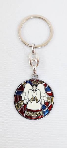 Brelok Aniołek witraż JS KP044