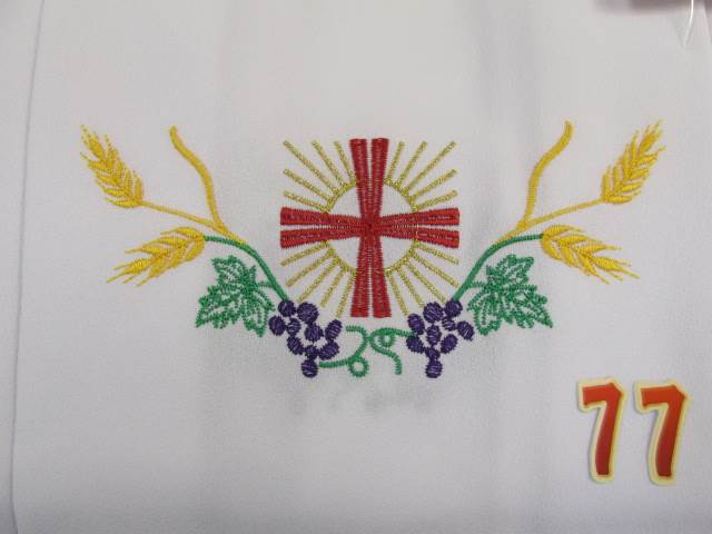 Komża haftowana żorżeta rożne/nowe wzory