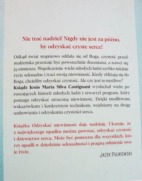 Odzyskać niewinność Droga do czystego serca    EST