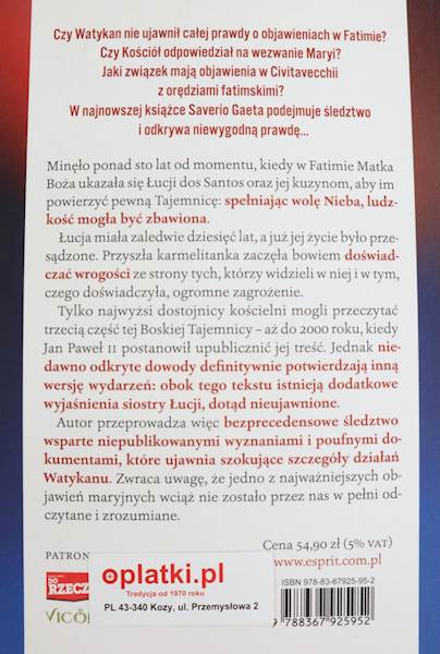 Tajemnice Siostry Łucji  EST