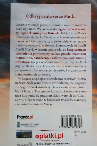 Czułość Maryi i Słowa Napomnienia dla jej dzieci