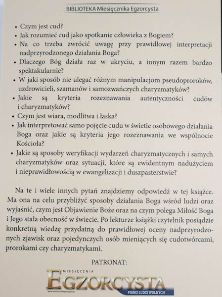 Cud , spotkanie człowieka z Bogiem