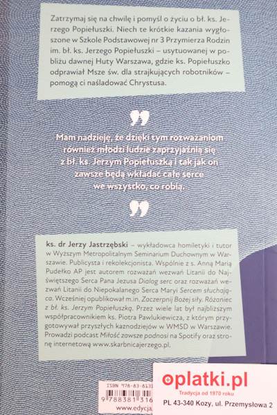 Zawsze wkładam serce w to co robię 