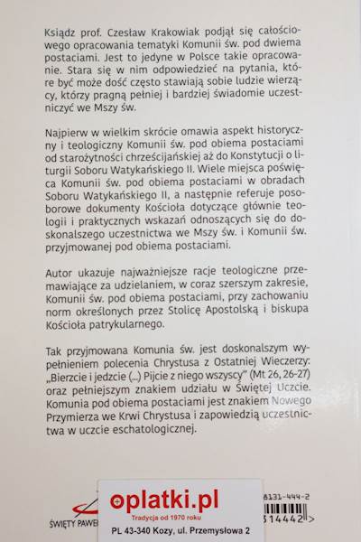 Komunia św. pod obiema postaciami w liturgii 