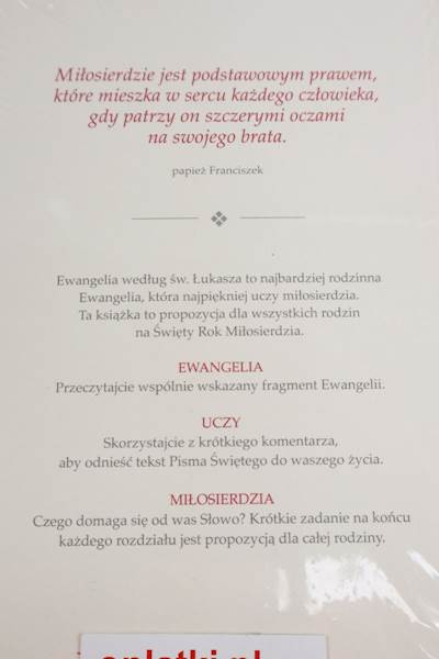 Dom bogaty w Miłosierdzie Ewangelia  ED