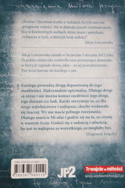 Świadectwo Dziennik Duchowy A. Lenczewska
