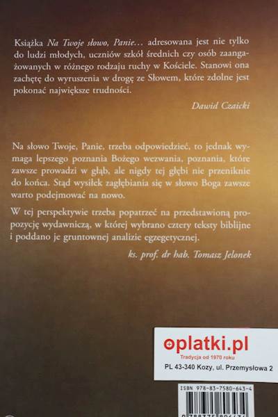 Na Twoje Słowa Panie WSL