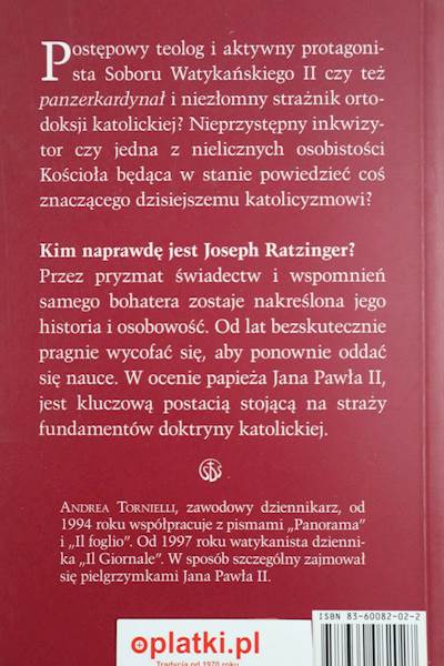 Strażnik Wiary Ratzinger Andrea Tornielli WSL