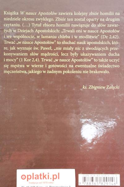 W nauce Apostołów - Homilie SPES