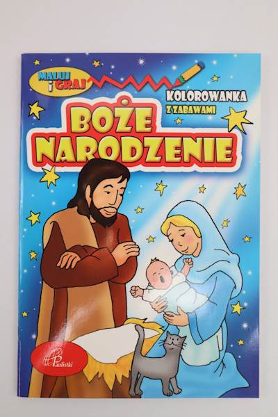 Boże Narodzenie kolorowanka dla dzieci Paul. ED