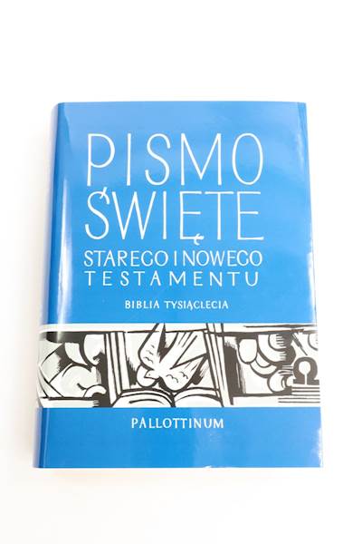 Biblia Papieska złocona Pismo Św. A4  PL
