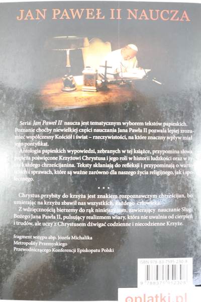 WYPRZEDAŻ Krzyż Zbawiciela Jan Paweł II naucza