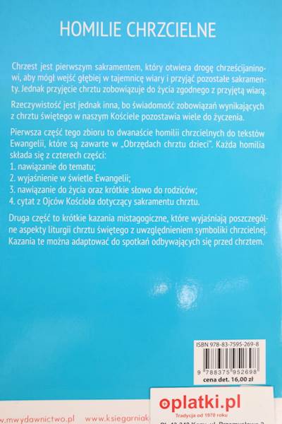Homilie Chrzcielne ks.Andrzej Ziółkowski
