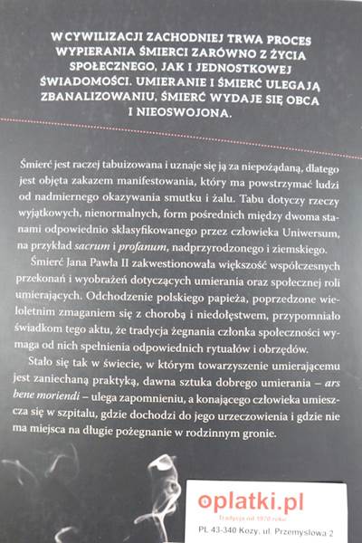 Sztuka Dobrego Umierania.