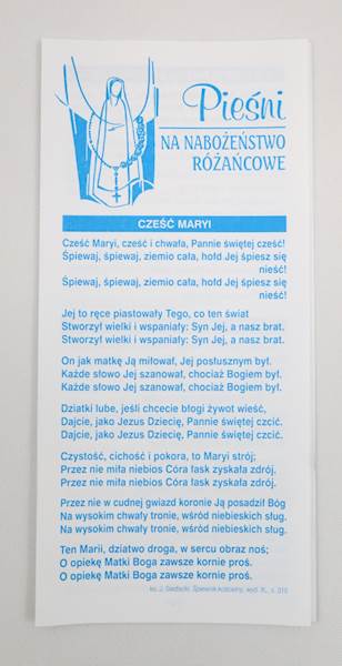 Pieśni Różańcowe 07/10179