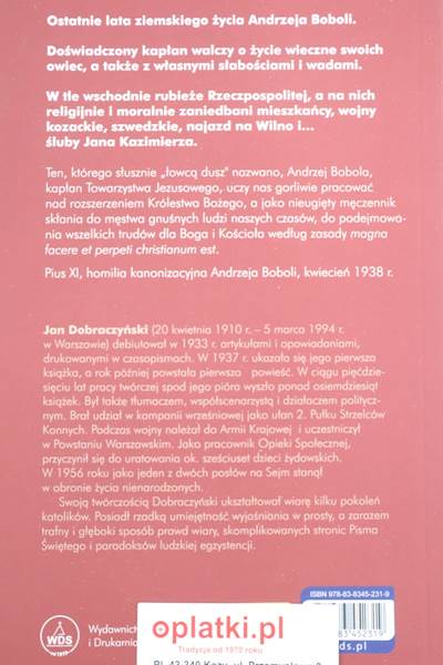 Mocarz Opowieść o św. Andrzeju Boboli  WDS 