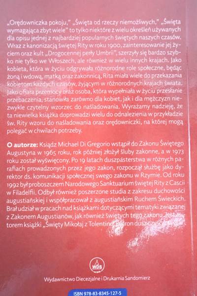 Święta Rita z Cascii-Patronka spraw beznadziejnych