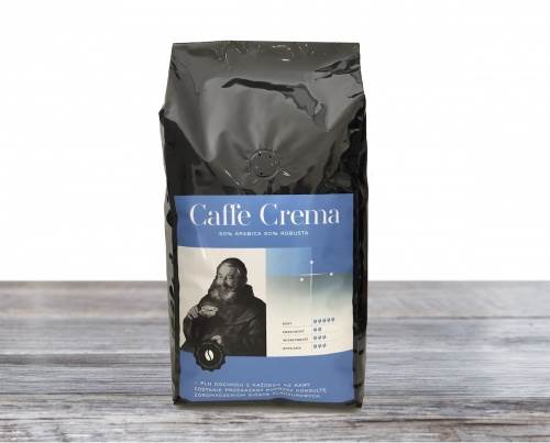 Kawa Zakonna CAFFE CREMA 50/50  1 kg ziarno