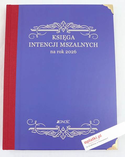 Księga duża A4 Intencji Mszalnych na rok 2026  WJ