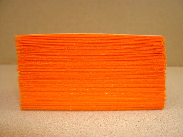 Opłatek wigil.duży kolor.Pomarańcz DKP (155x85mm)