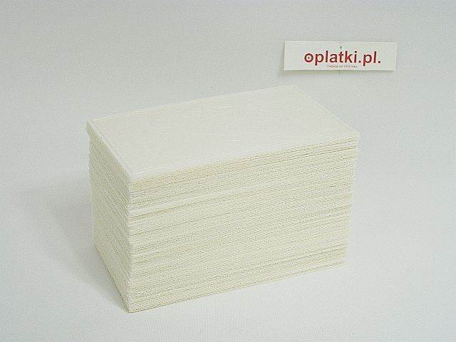 Opłatek wigilijny duży biały DB 155x85