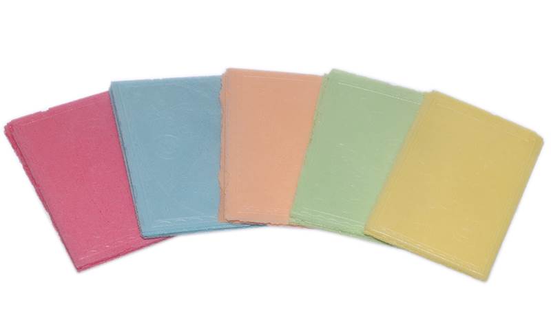 Opłatek wigil.mały kolor.Pomarańcz MKP (100x62mm)