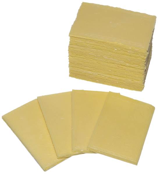 Opłatek wigil.mały kolor Żółty MKŻ (100x62mm)