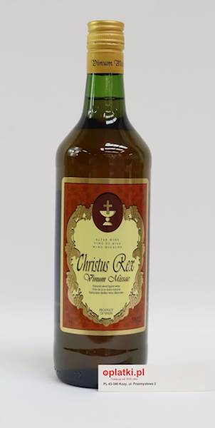 Christus Rex wino mszalne słodkie białe 1L