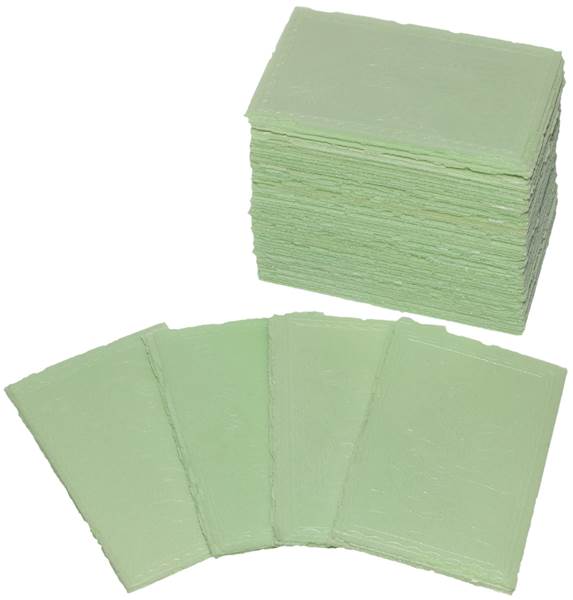 Opłatek wigil.mały kolor Zielony MKZ (100x62mm)