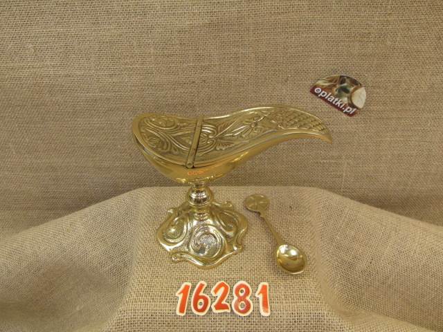 Łódka - łyżeczka - mosiadz JS P27