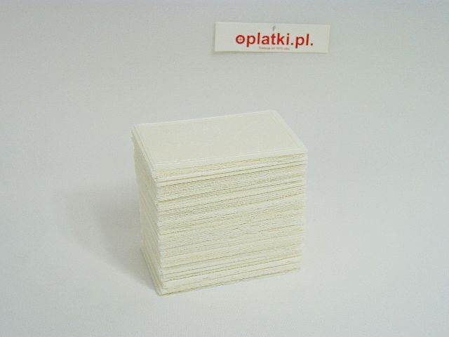 Opłatek wigilijny mały biały MB (100mmx62mm)