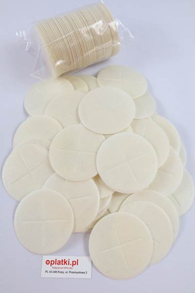 Hostia export 70 HEBG biała 70 mm (100 szt.)