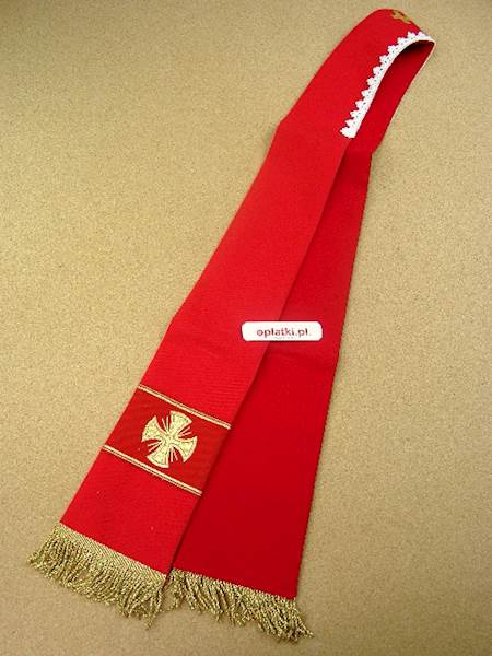 Stuła na krzyż zwykła mała 1 str.