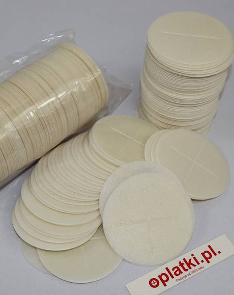 Hostia 70mm HEBC biała 100 szt.