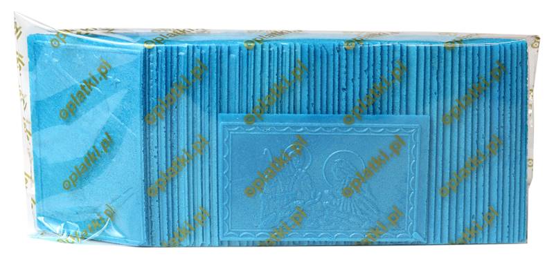 Opłatek wigil.mały kolor Niebieski MKNF 100x62mm)