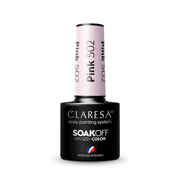 Claresa Lakier hybrydowy PINK 502-5ml 