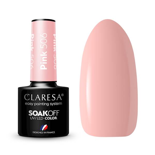 Claresa lakier hybrydowy PINK 506- 5ml