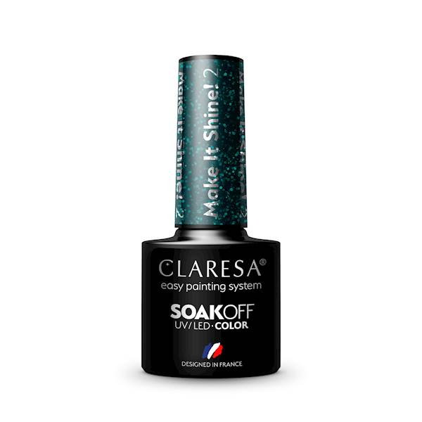 Claresa Lakier hybrydowy MAKE IT SHINE 2 5ml 