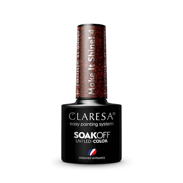 Claresa Lakier hybrydowy MAKE IT SHINE 4 5ml 