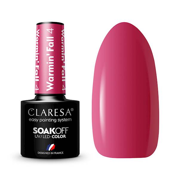 Claresa Lakier hybrydowy WARMIN' FALL 4- 5ml 