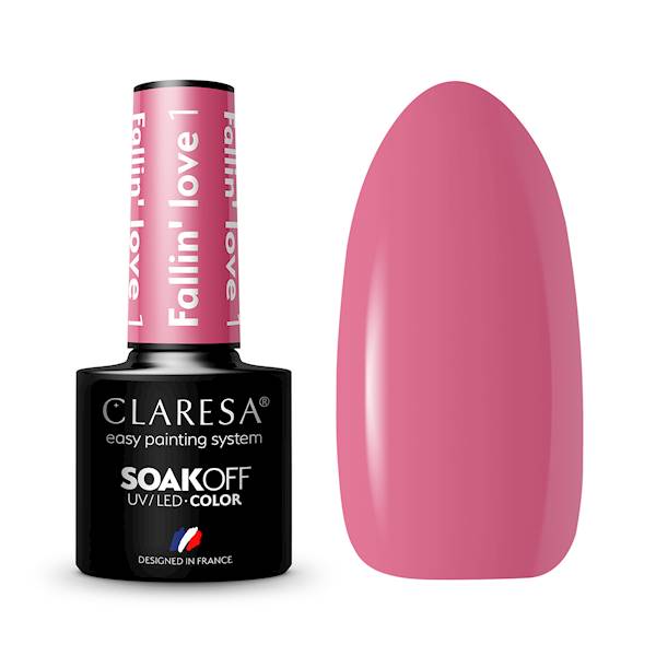 Claresa Lakier Hybrydowy Fallin' Love #1-5ml