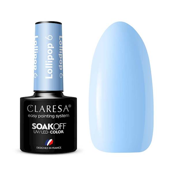 Claresa lakier hybrydowy LOLLIPOP 6- 5ml