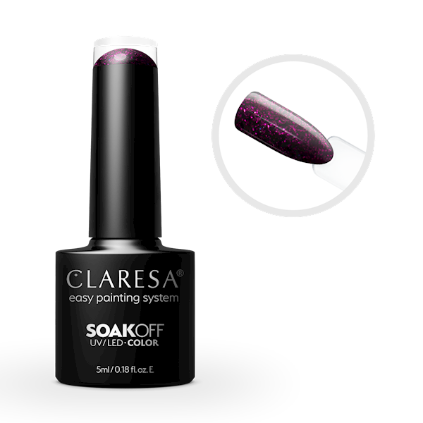 Claresa Lakier hybrydowy PINK 554- 5ml 